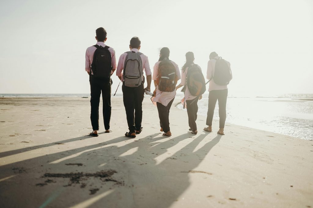 walk on beach